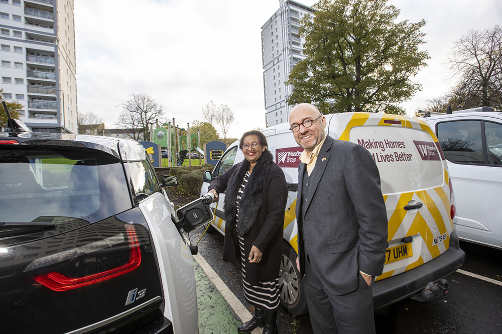Minister for Zero Carbon Buildings Patrick Harvie MSP visits Broomhill