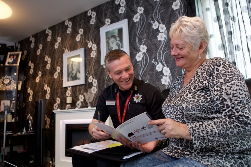 Fire Officer Stephen Harkins is helping keep tenants safe