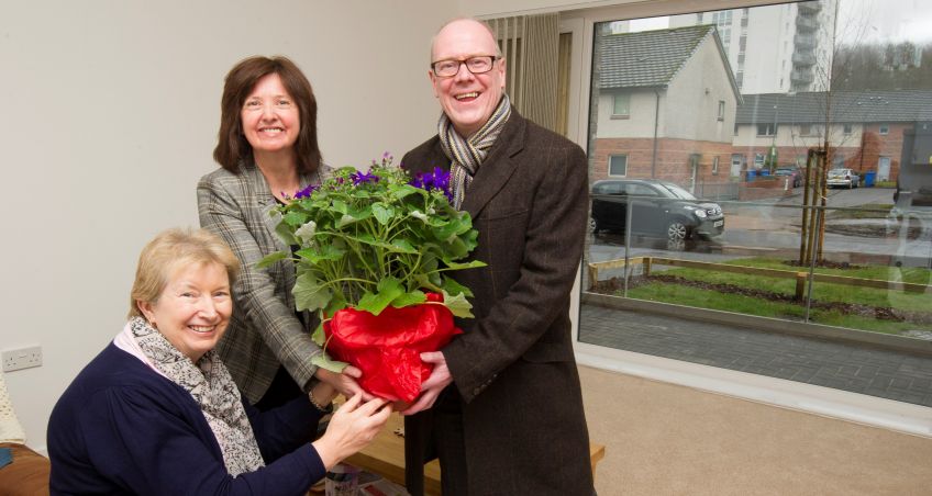 Housing Minister Kevin Stewart launches new homes in Castlemilk