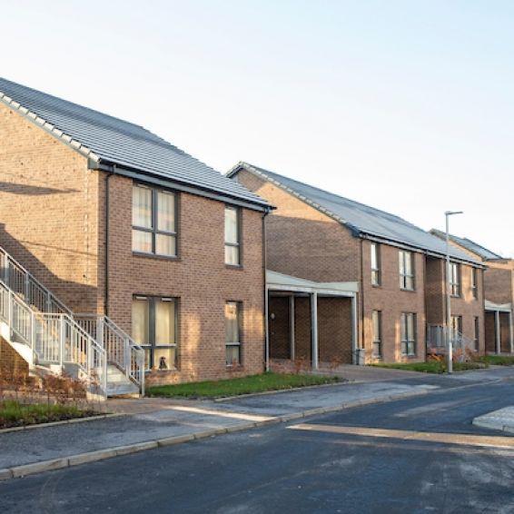 GHA new-build homes at Kingsway Court in Scotstoun